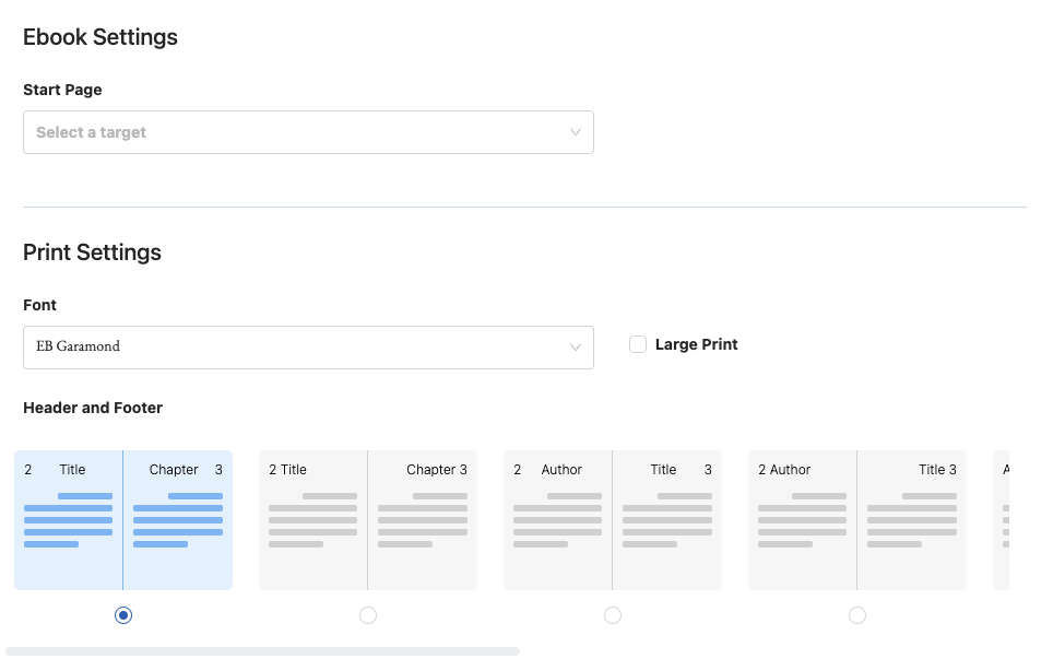 Defining Atticus settings for Print books to create a print-ready PDF