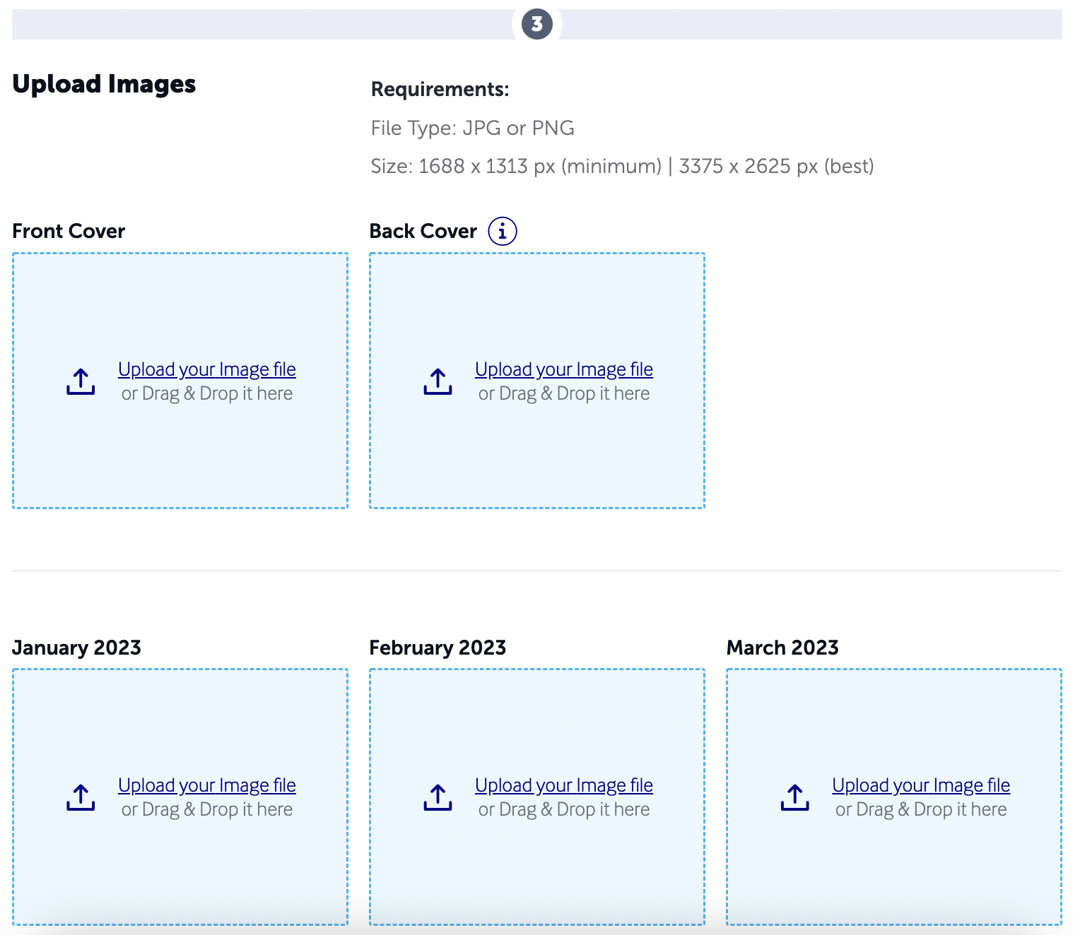 Adding images for each month to your calendar