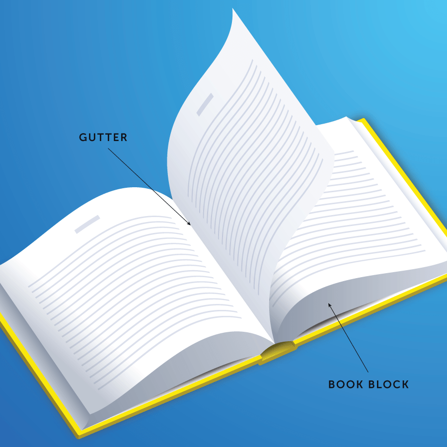 Interior breakdown of the anatomy of a book