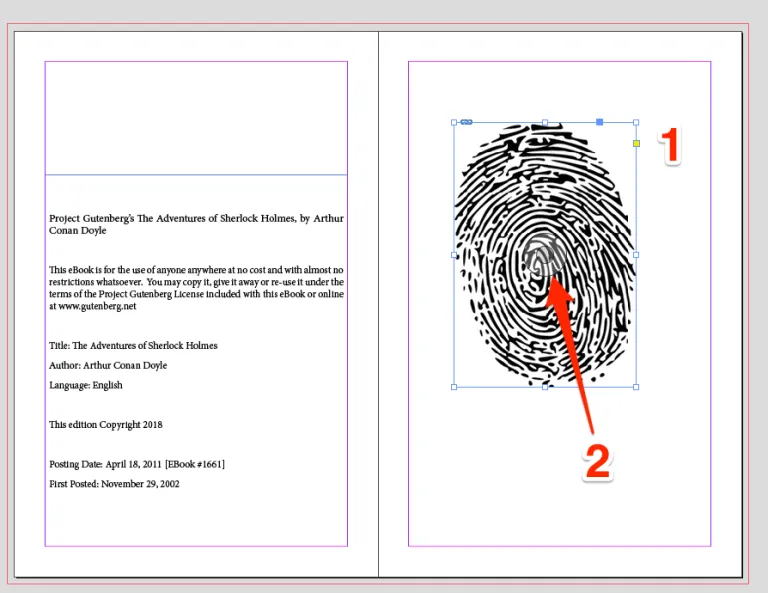 Placing and positioning an image