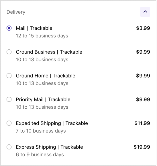 Lulu's shipping rates and delivery times (Estimates!)