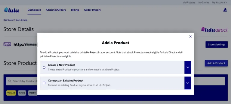 Adding a new product in Lulu Direct