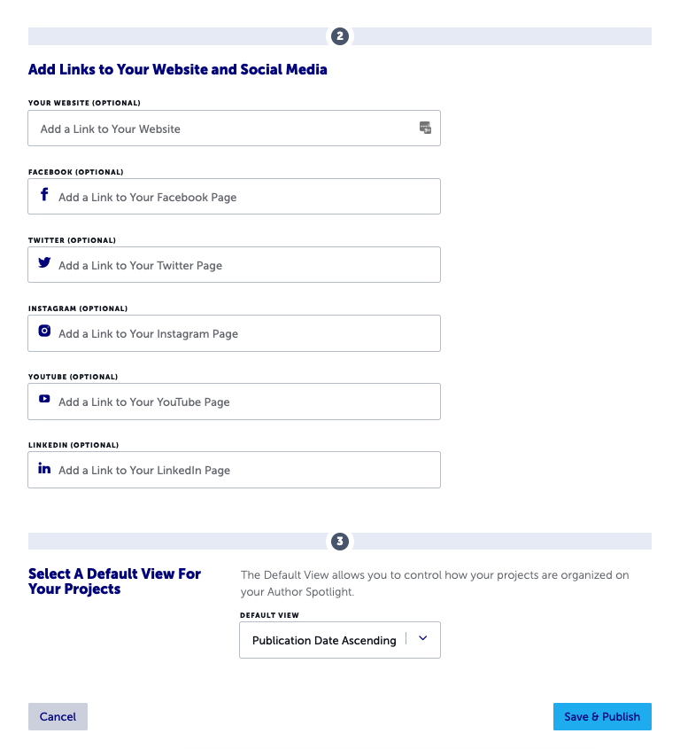 Create a Spotlight - Second Screen