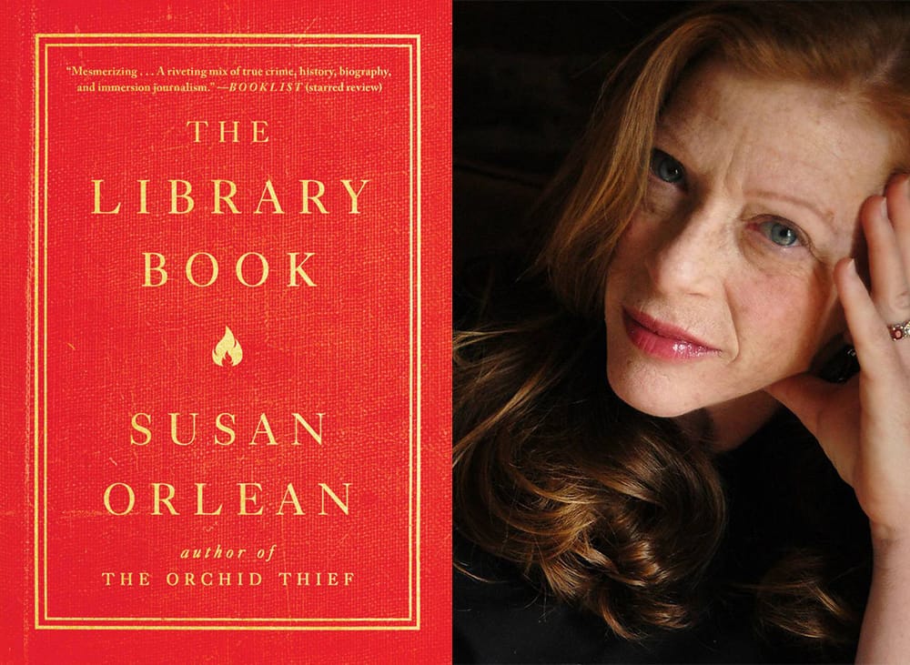 Cover of the 'The Library Book' by Susan Orlean