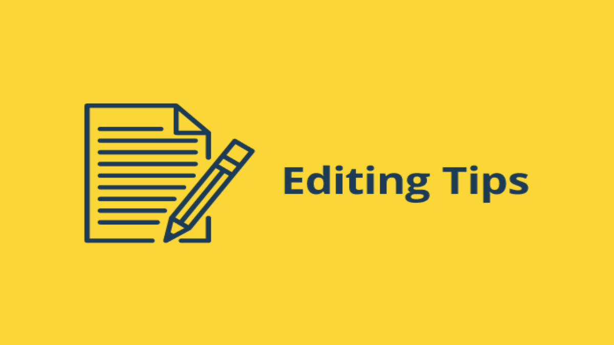 5 Tips For Editing Your Manuscript Blog Graphic Header