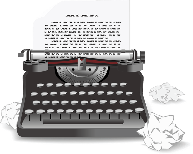 Typewriter graphic image
https://pixabay.com/vectors/typewriter-antique-old-machine-159878/