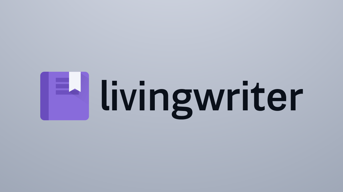 Living Writer software review blog graphic header
